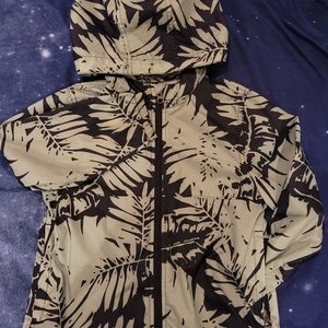 Leaf Pattern Rain Jacket (Size 5)